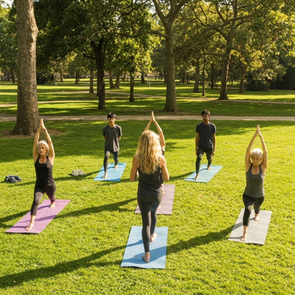 Yoga no parque atrai praticantes em Cachoeiro